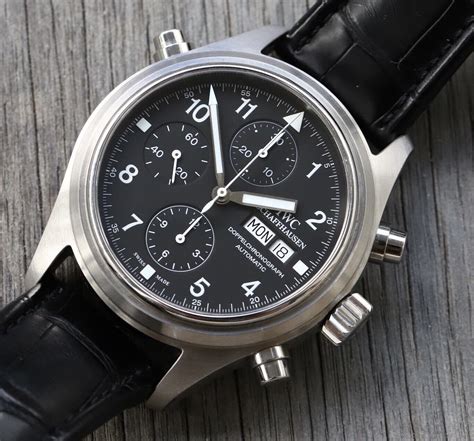 iwc doppelchronograph 3713 review|IWC Schaffhausen Pilot's Watch Doppelchronograph Ref. 3713.